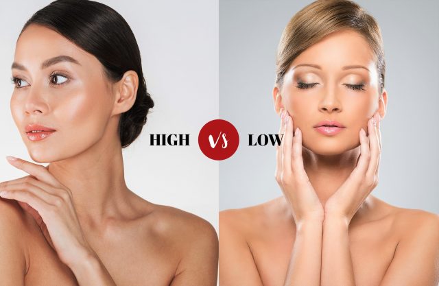 Difference Between High vs Low Cheekbones