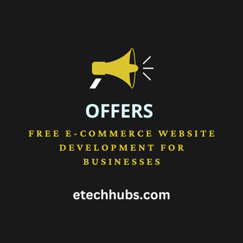 ETECHHUBS free e-commerce website