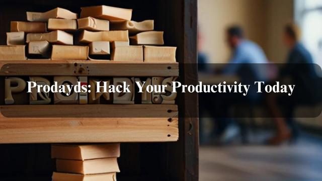 Prodayds: Hack Your Productivity Today